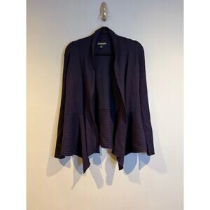 PERMANENT Open Front Navy Cardigan – Size M